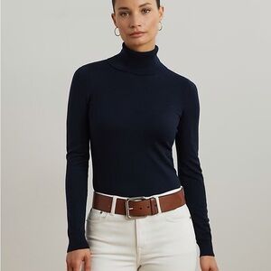 Ralph Lauren Women’s navy Turtleneck Sweater